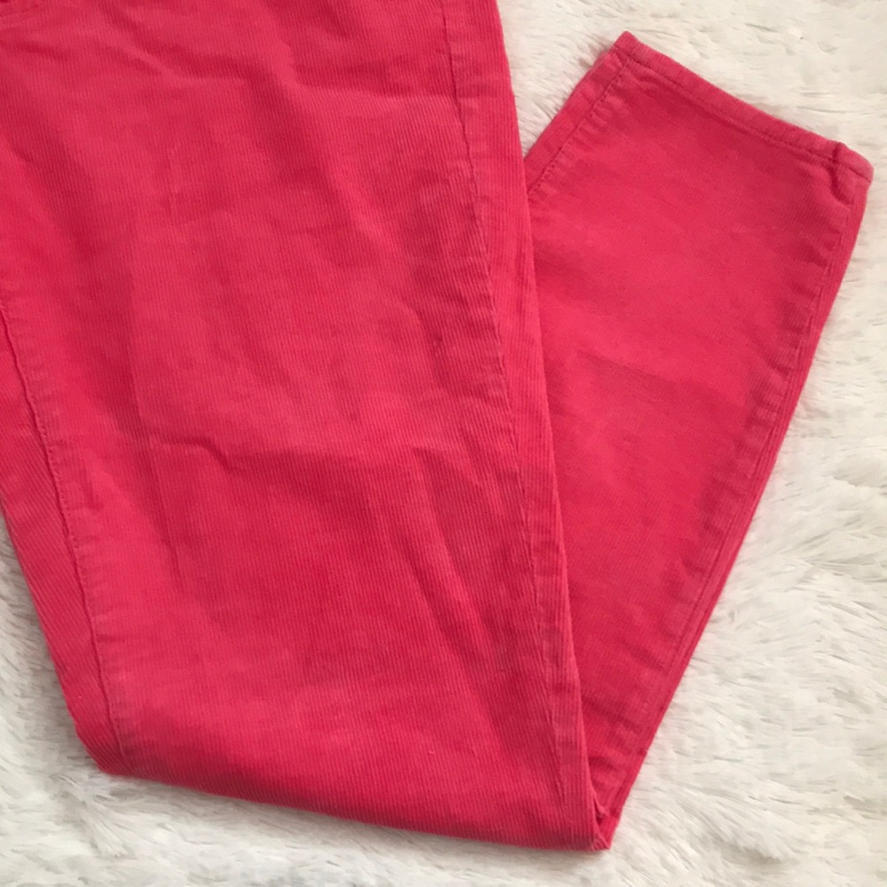 J.Crew Pink Toothpick Corduroy Pants - Picture 4 of 8